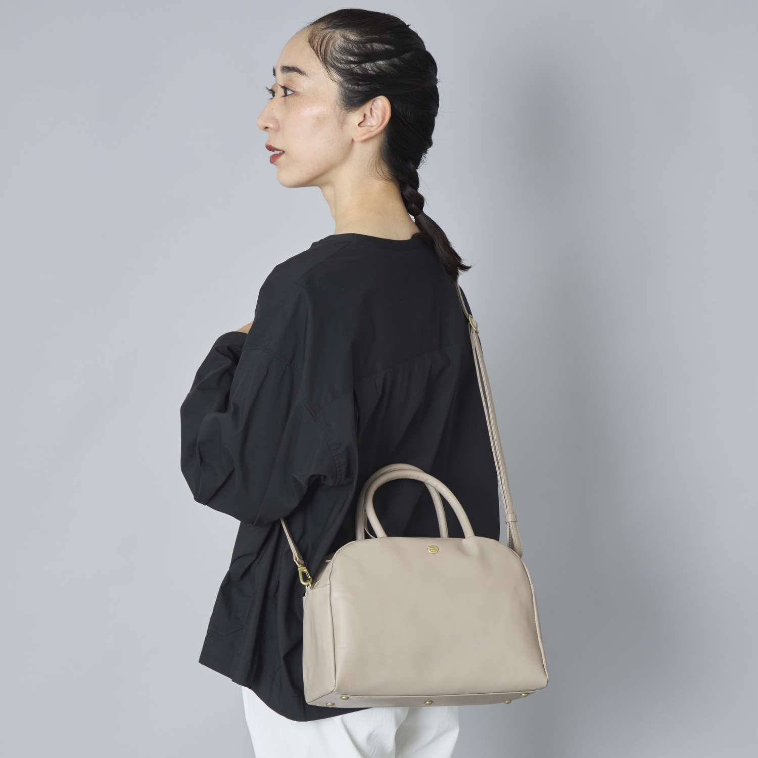 Neutral Gray/ハスキー2Wayショルダーバッグ