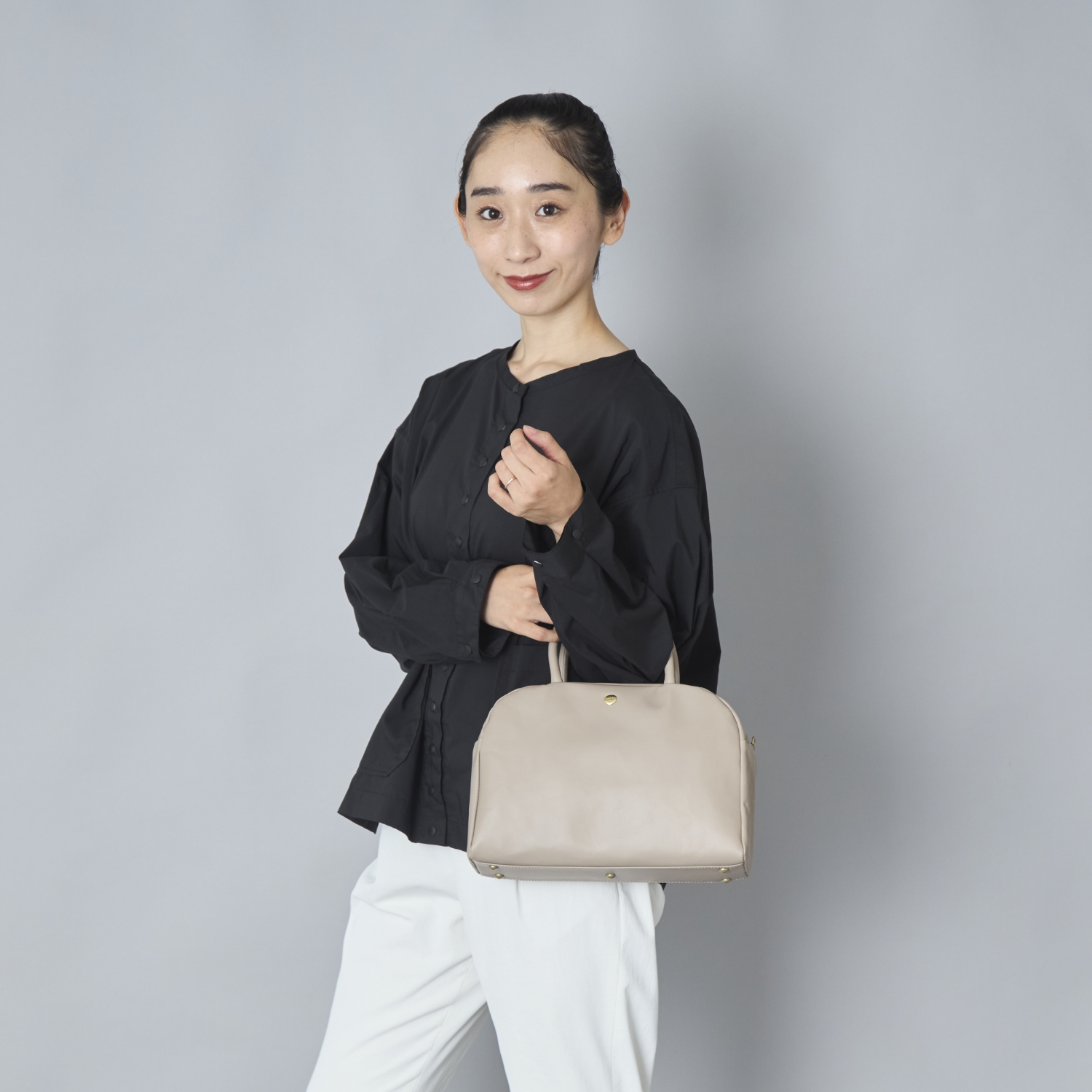 Neutral Gray/ハスキー2Wayショルダーバッグ