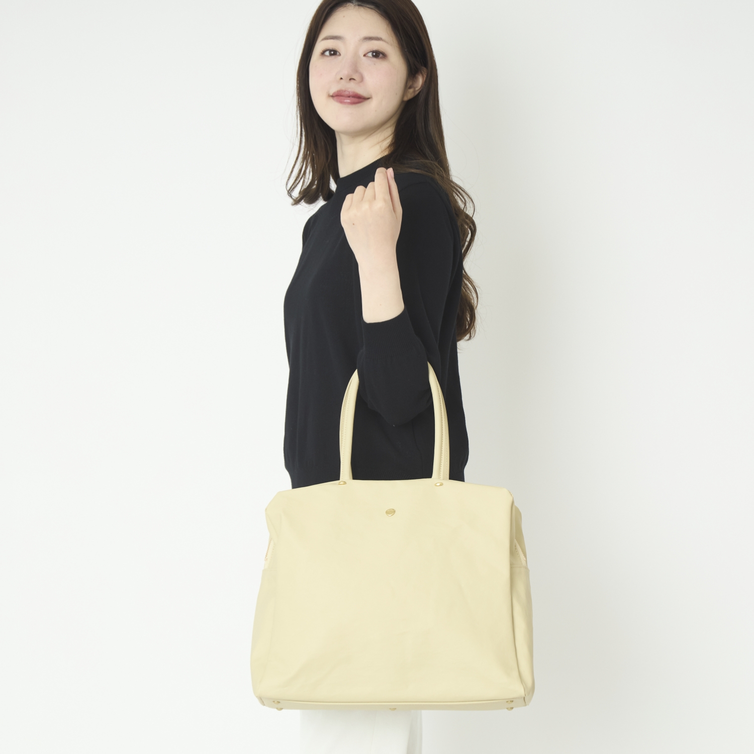 Neutral Gray/ショルダーバッグ ジェーン L -軽くて丈夫、雨の日 Neutral Gray/ショルダーバッグ ジェーン L -軽くて丈夫、雨の日