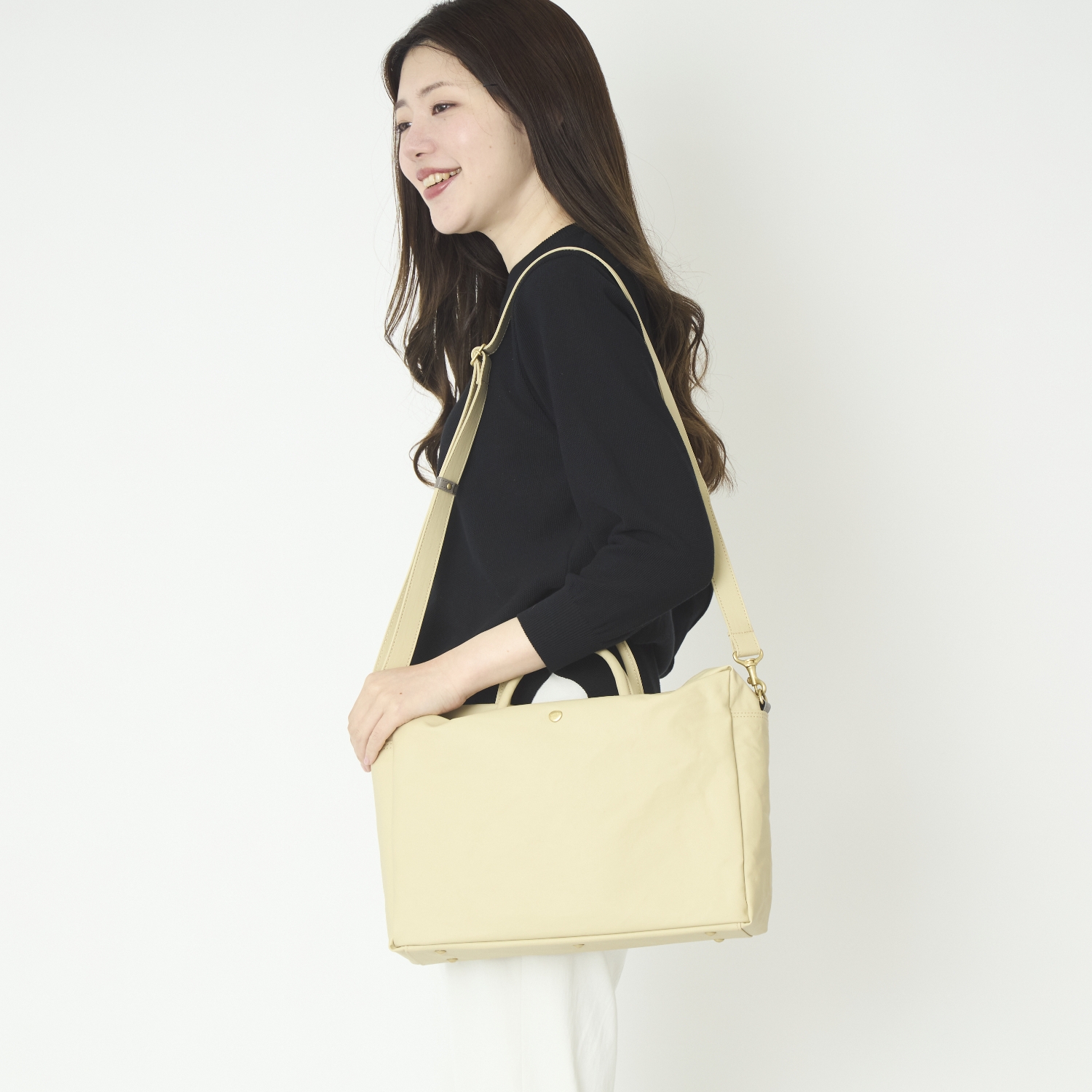 Neutral Gray/ジェーン 2way ショルダーバッグ M