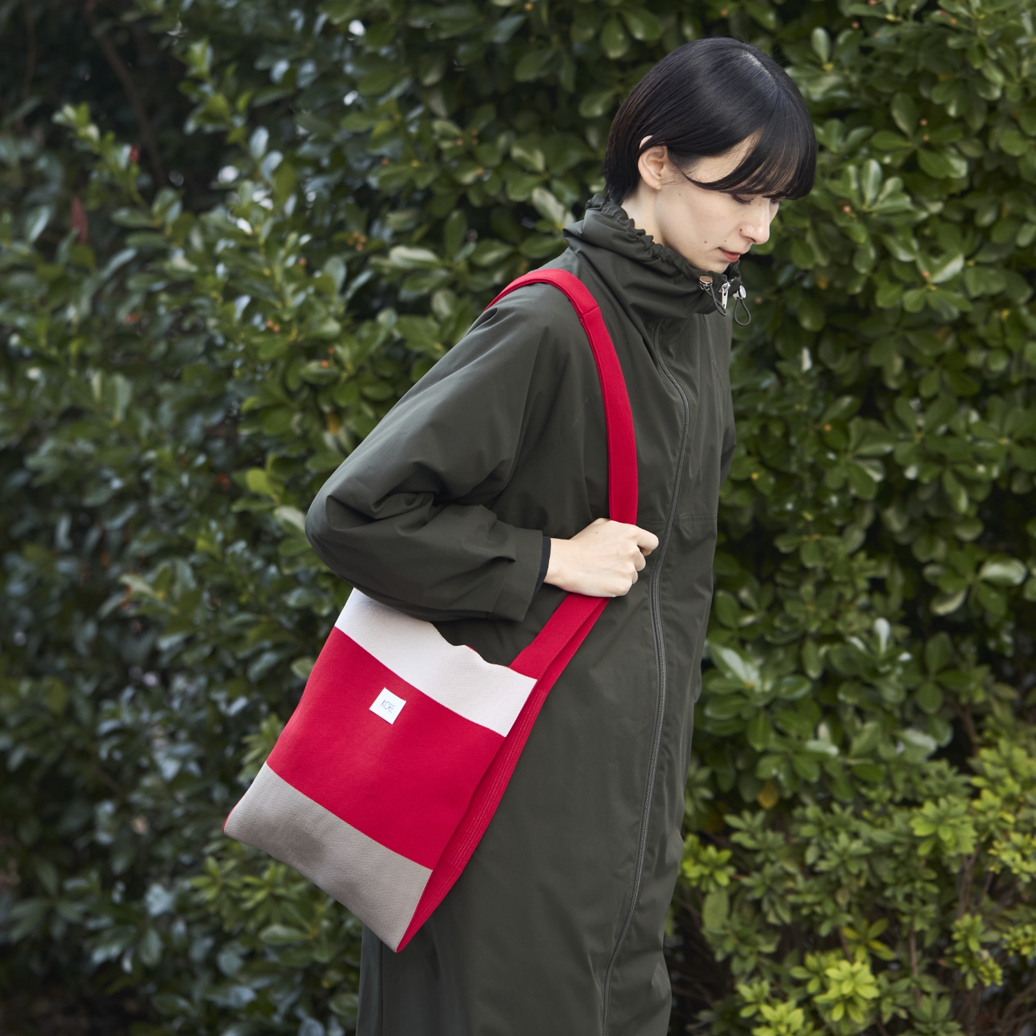 KORE/ニットバッグSquare L