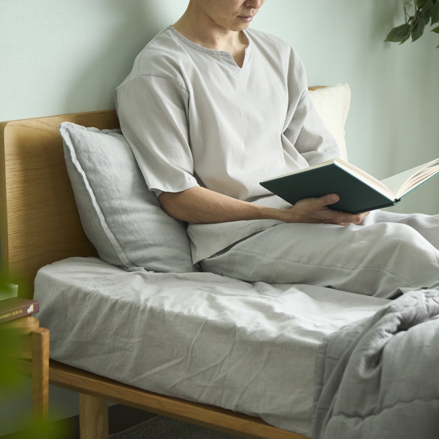 スタイルストアの涼しくて動きやすい高島ちぢみパジャマ メンズ