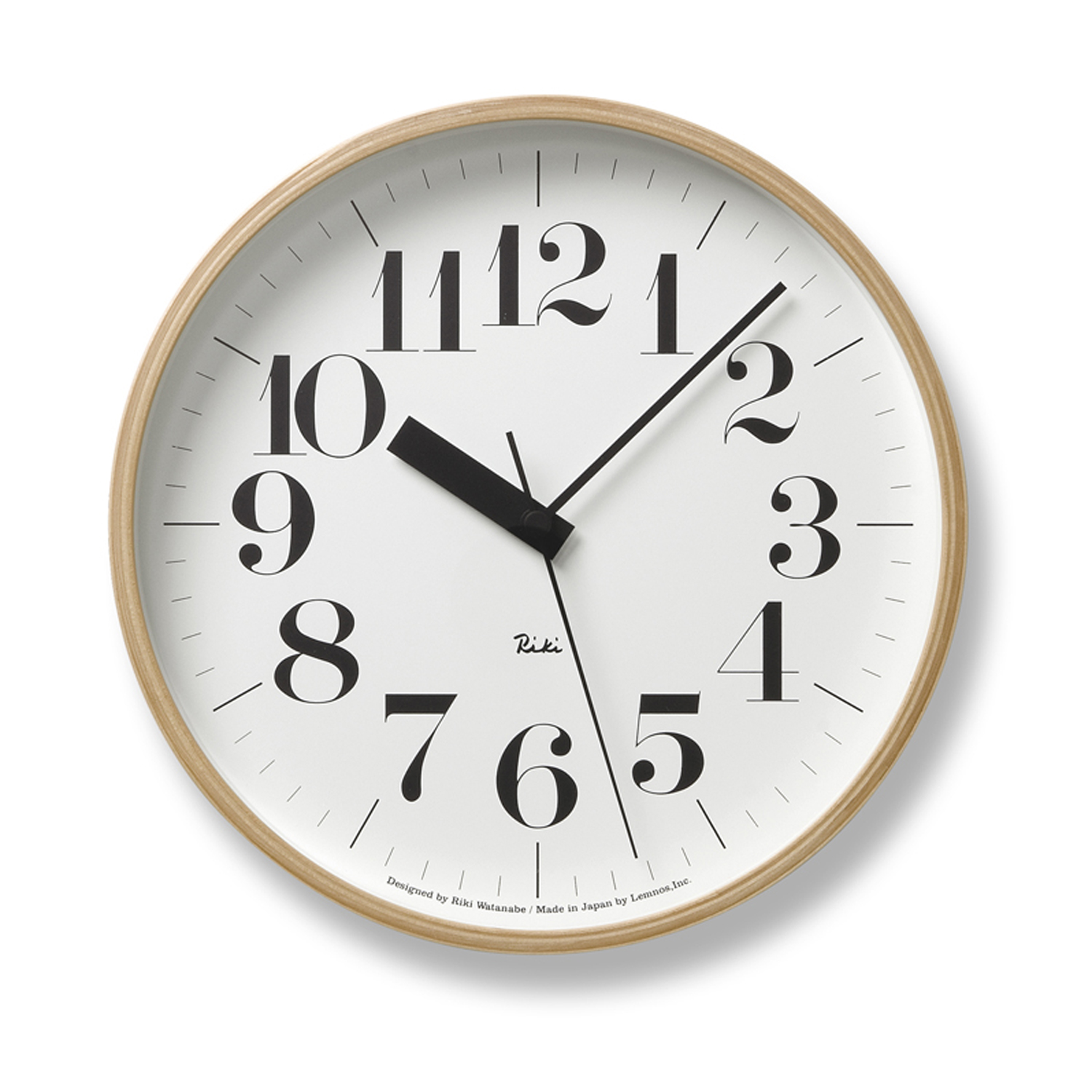 Lemnos/電波時計 RIKI CLOCK RC Mサイズ