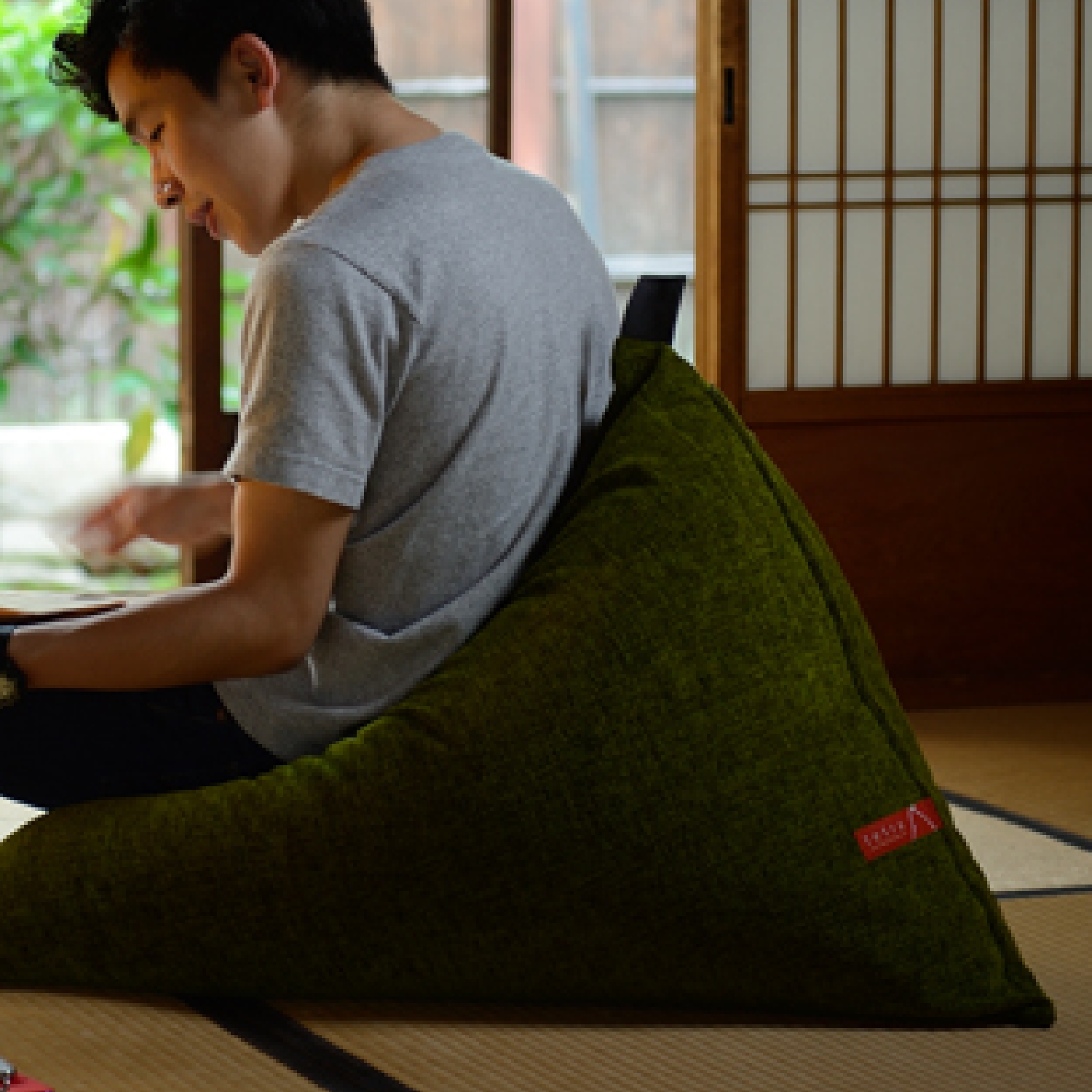 tetra grande KOKE ビーズクッション レギュラーサイズ -京都の寝具 