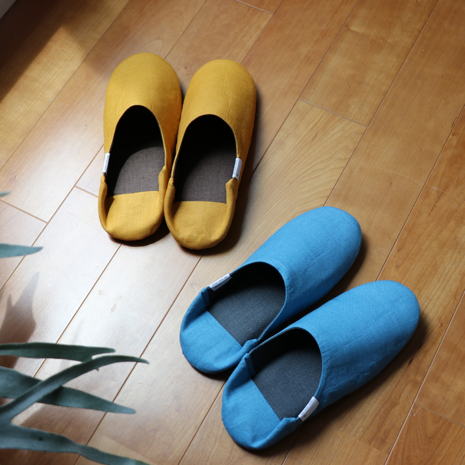 ABE HOME SHOES/麻のバブーシュ