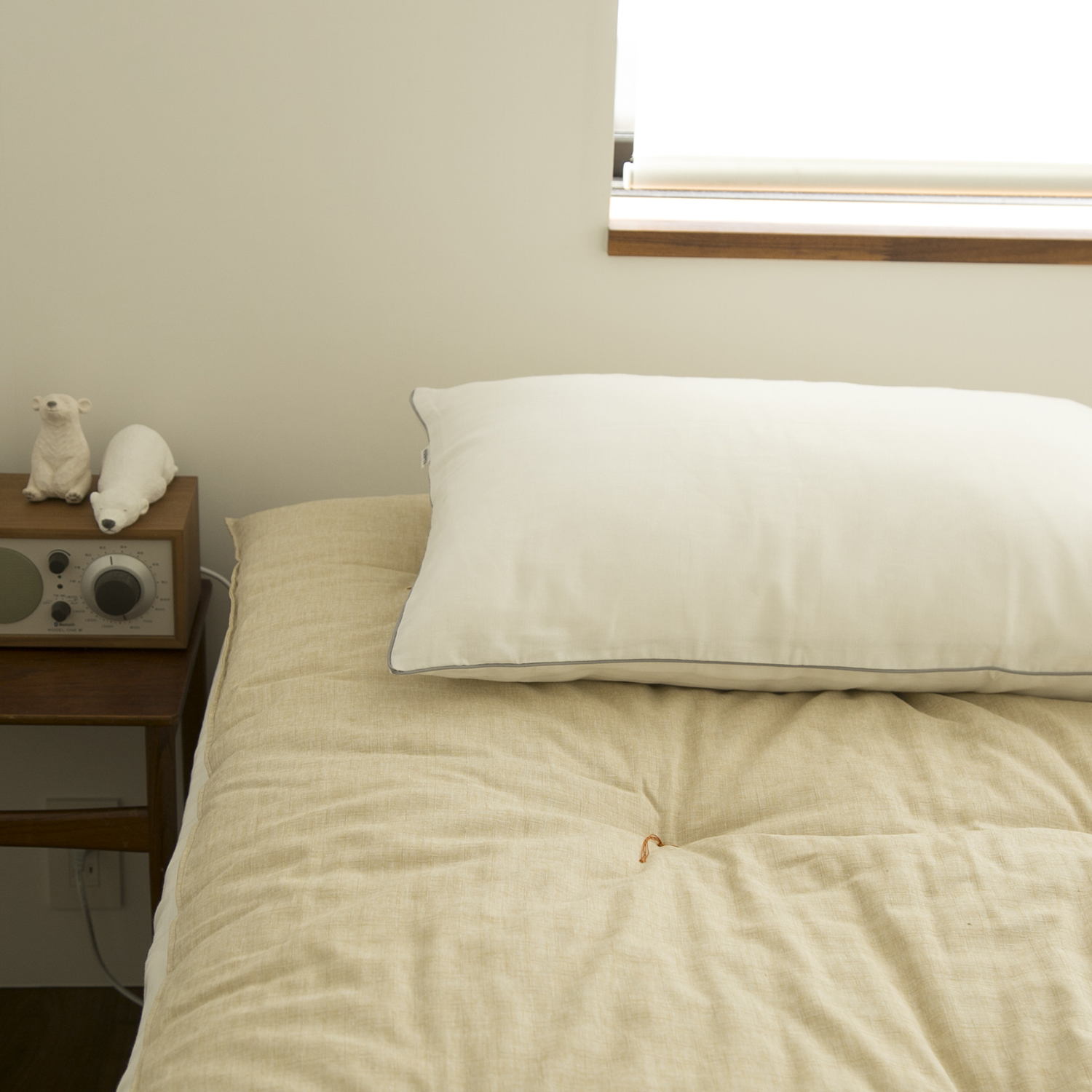 洛中 高岡屋/軽い木綿わたのベッド用敷布団 ダブル -木綿の布団の重さ