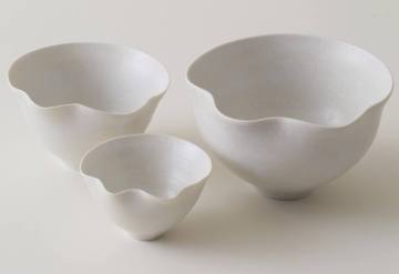 水晶窯/雲椀 S -やさしい雲のようなやわらかなフォルムと色が美しい器