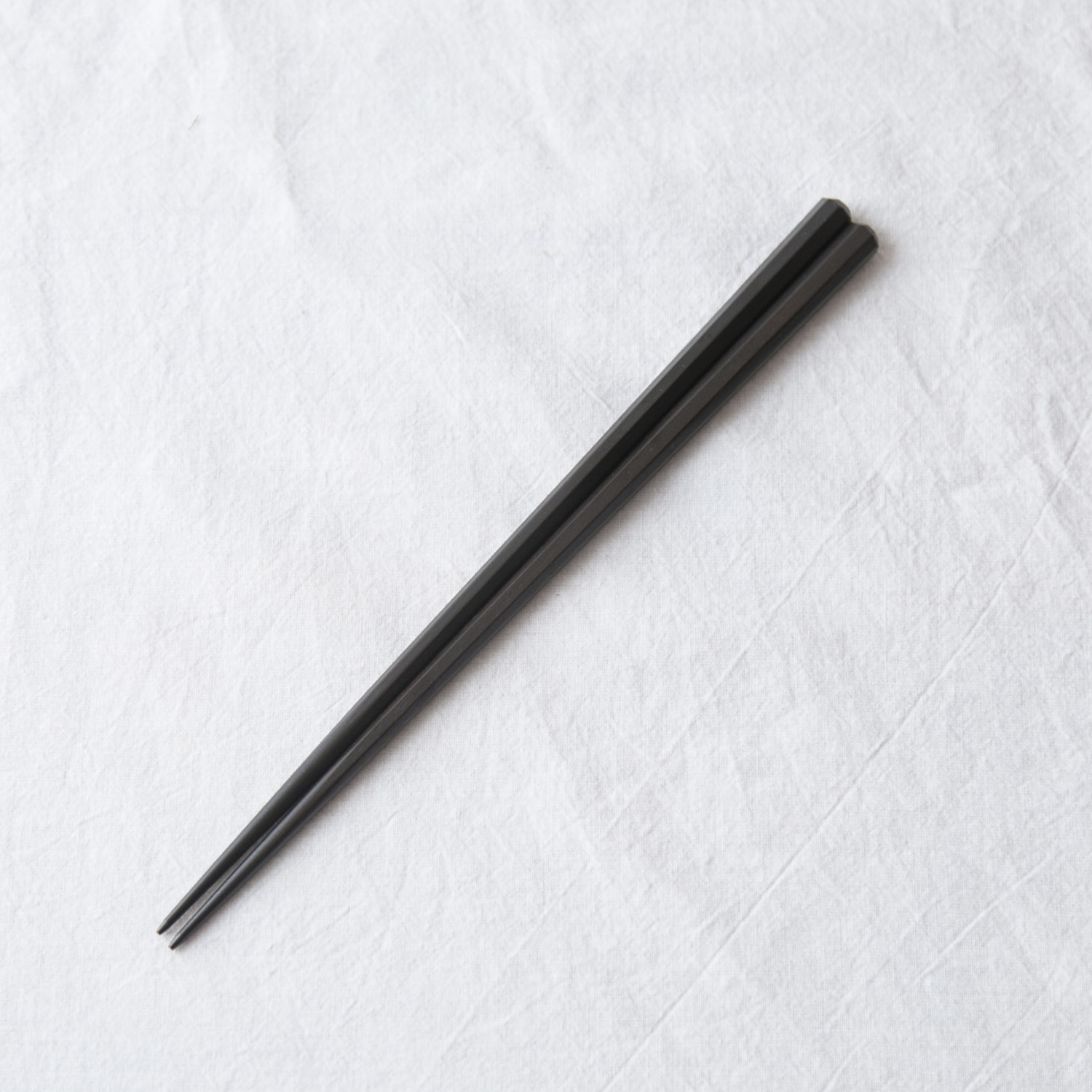 箸蔵まつかん/八角箸 黒檀 拭漆