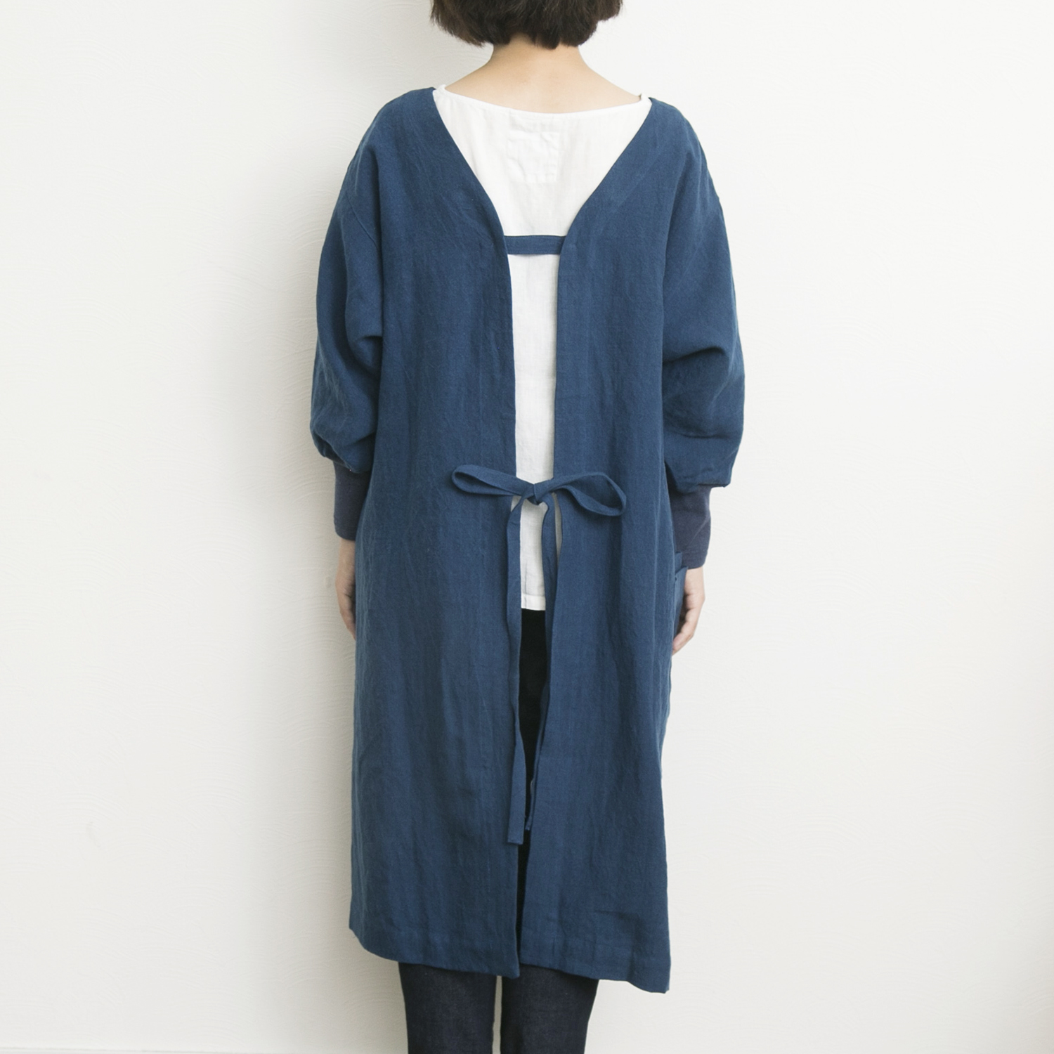 kapoc/割烹着 vintage long -【当店限定】コートにもなるふっくら