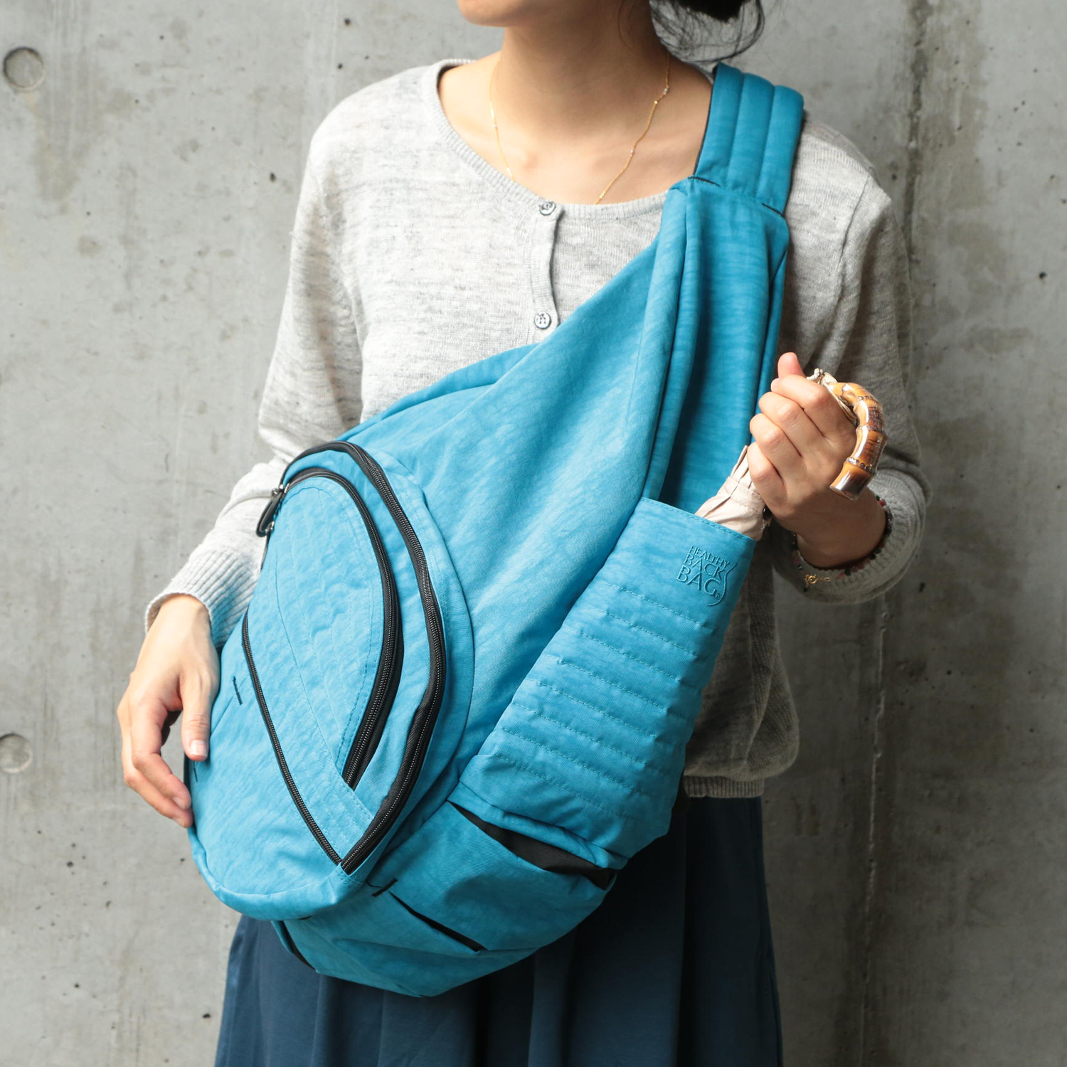 【秋冬新作】【ルークス様】Healthy back bag ピスタチオ BIG バッグ