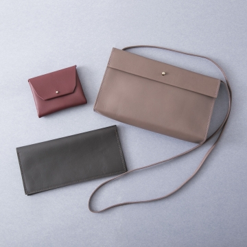mercredin. /ウォレットバッグ ピンクブラウン限定セット