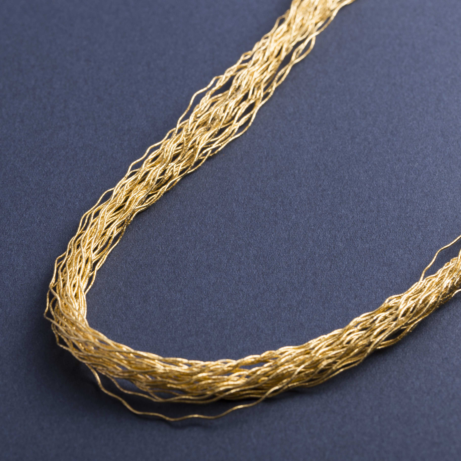 wanoiro/金糸ネックレス -わずか6g！技術が詰め込まれた金銀糸の 