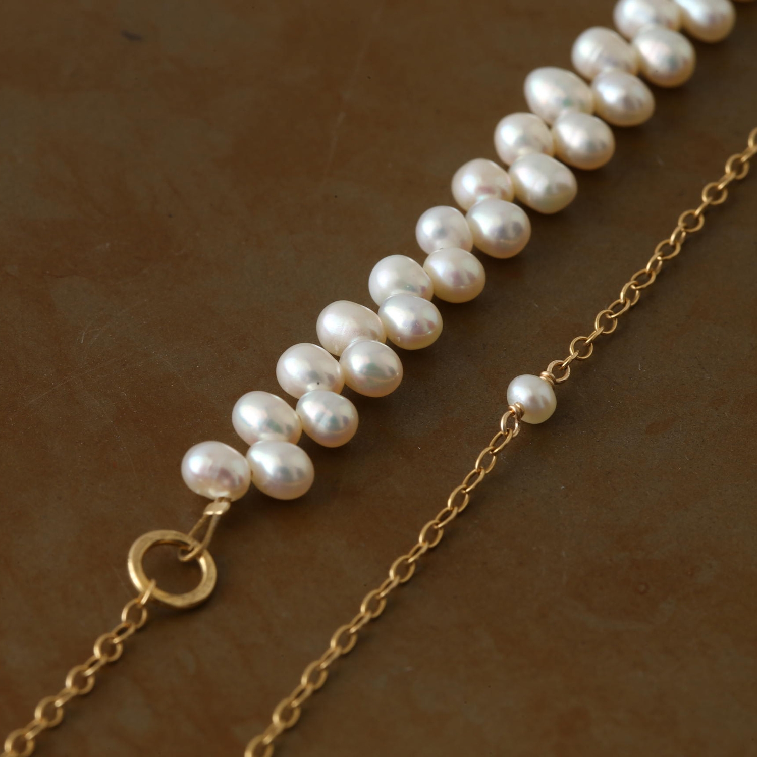 misa/two way frill pearl necklace -【当店限定】大人気の2way