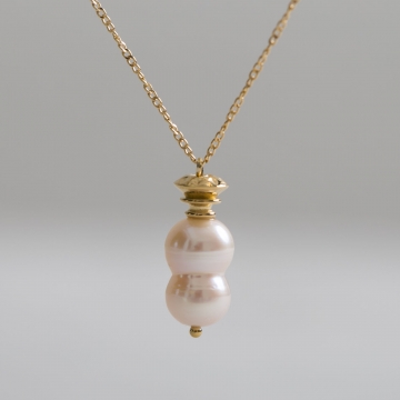 AcuteAccent/perfume bottle series 双子パール ゴールド