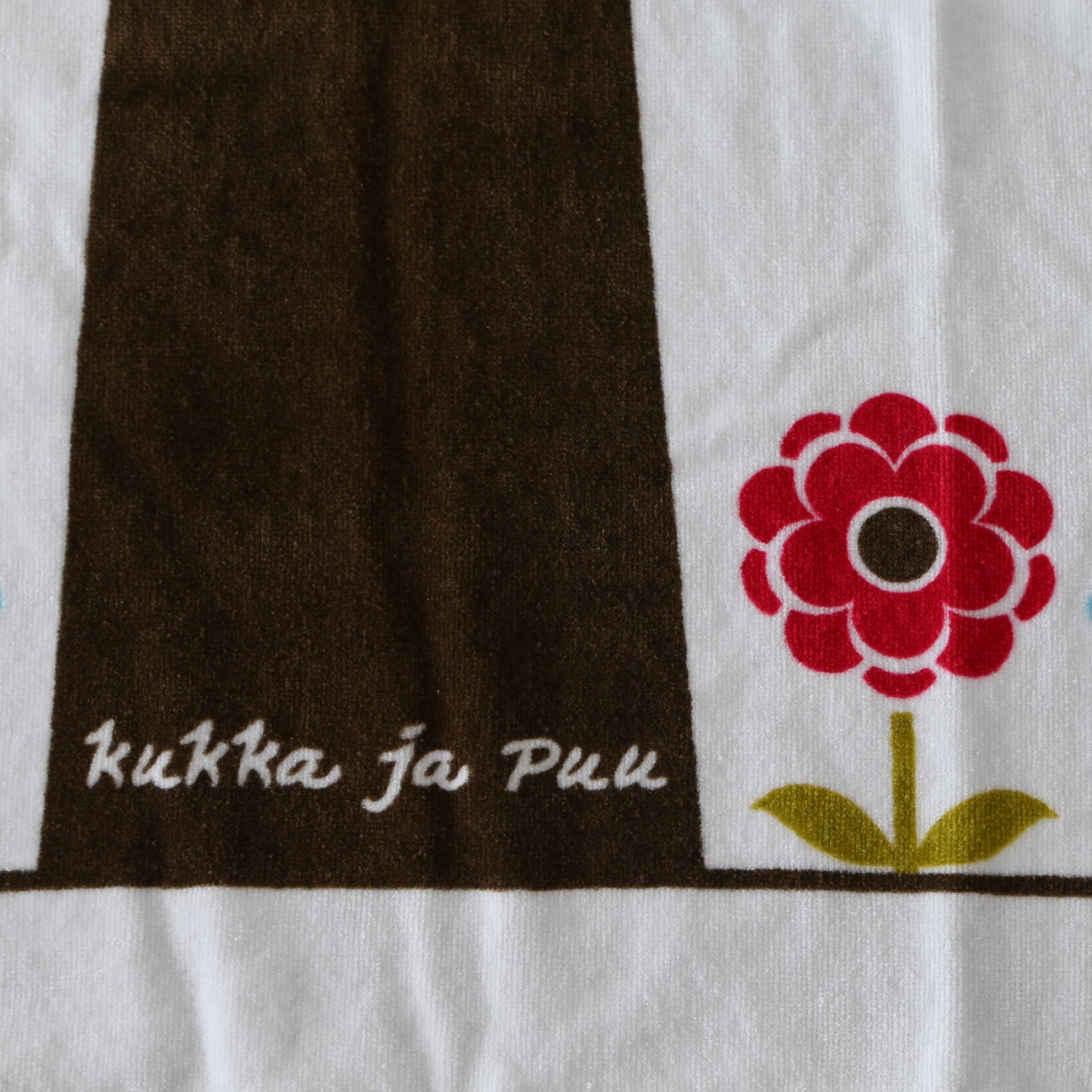Kukka ja puu/身長計付き タオルケット