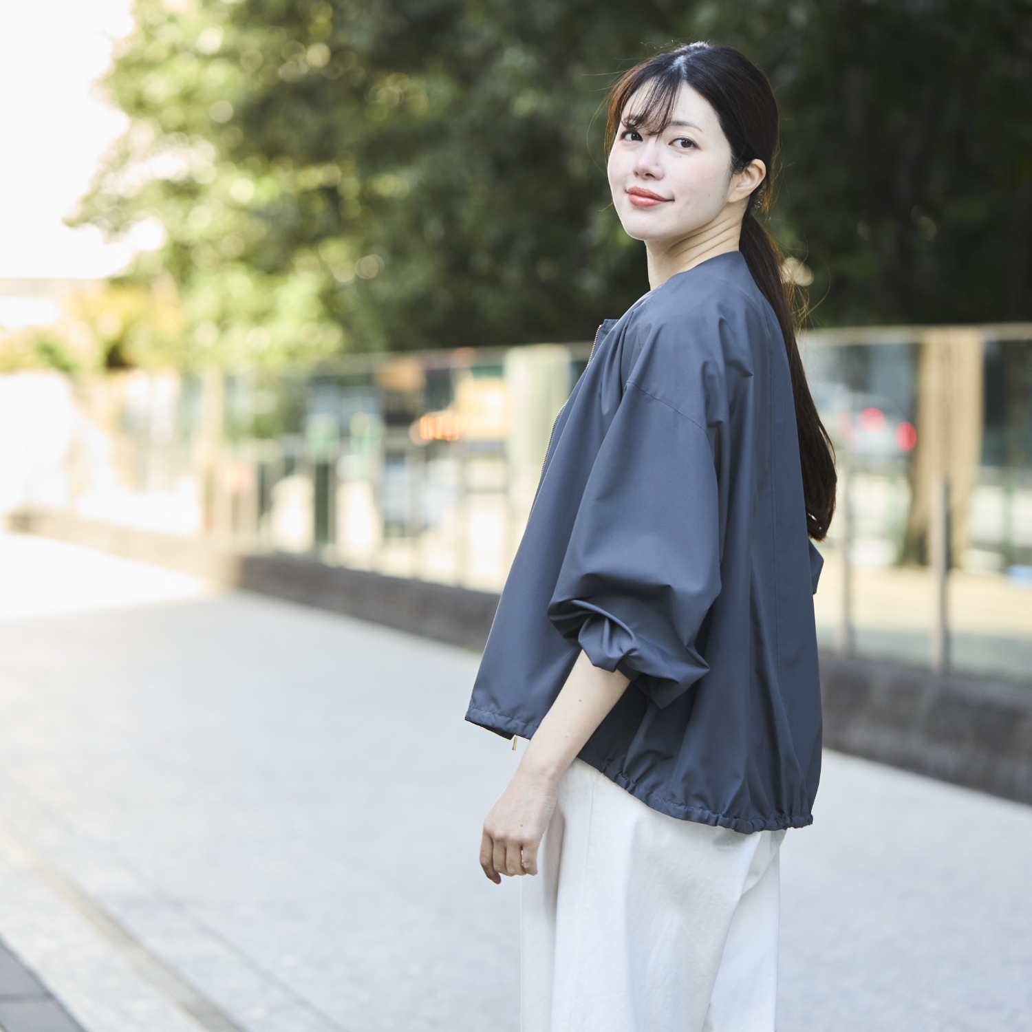 Kilka/軽くて洗えるUVカット＆撥水ブルゾン