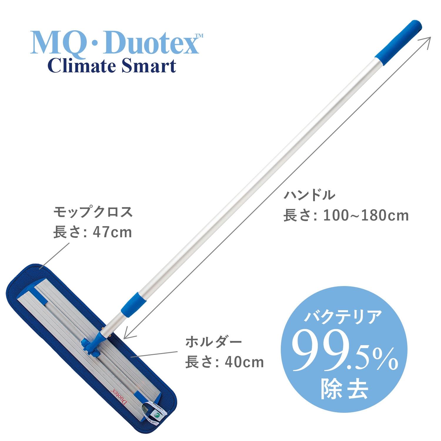 MQ・Duotex/プレミアムモップセット 47cm