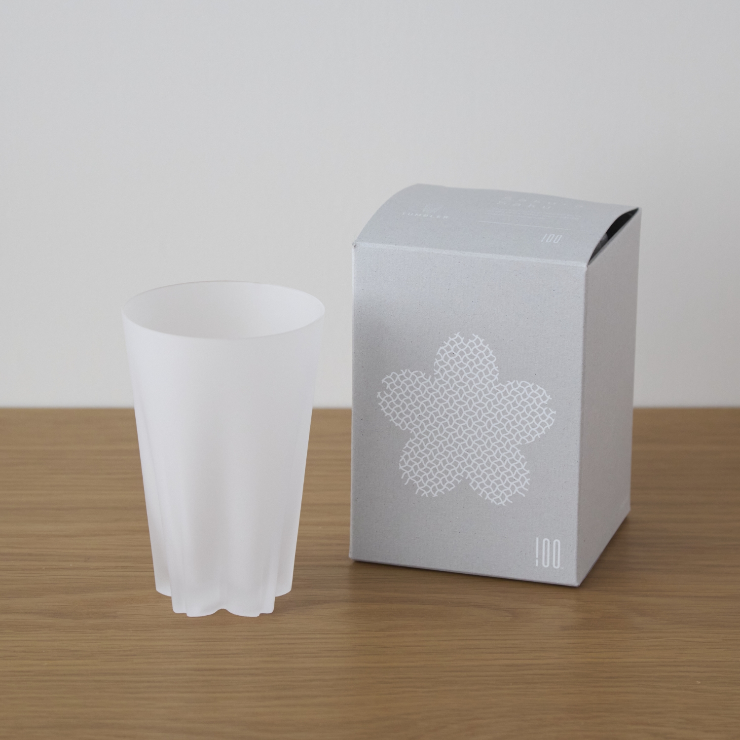 100 percent/SAKURASAKU 雪桜 Tumbler Paper box