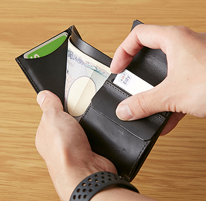 SAFUJI/ミニ折り財布 - 二つ折り財布の最小サイズを極めた