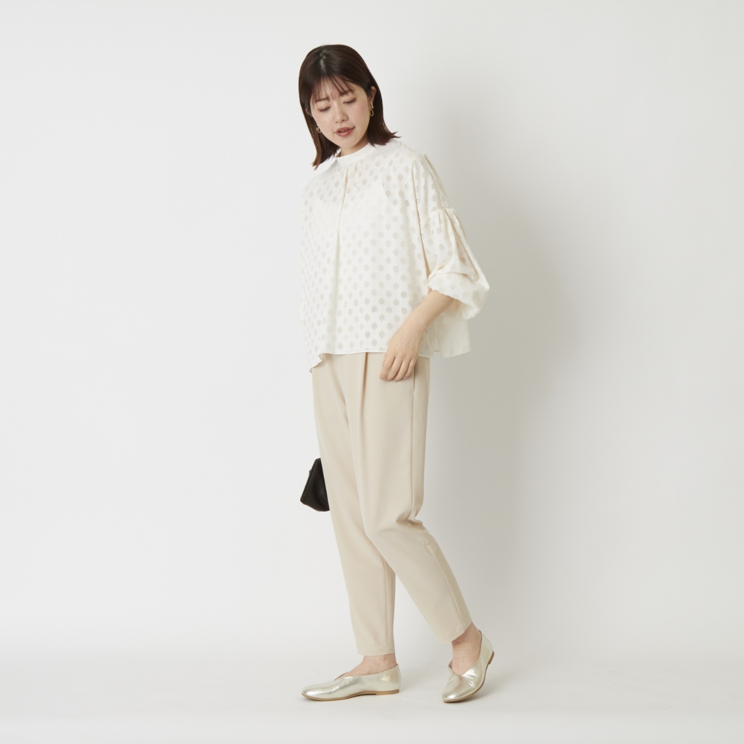 STELLA CIFFON/ウォッシャブルポリエステルのセットアップ