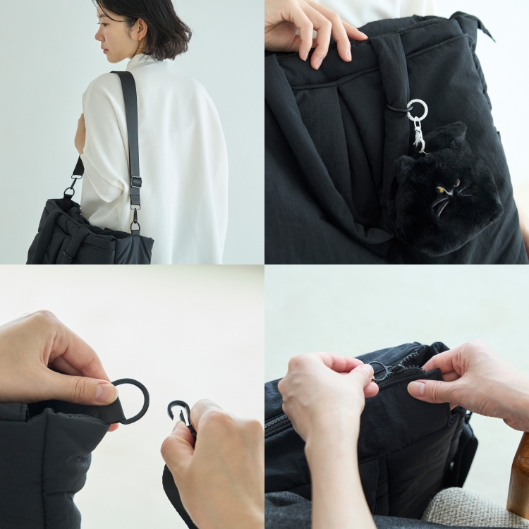 Kilka/自立して特大うちわも入る、大人のための推し活撥水トートバッグ