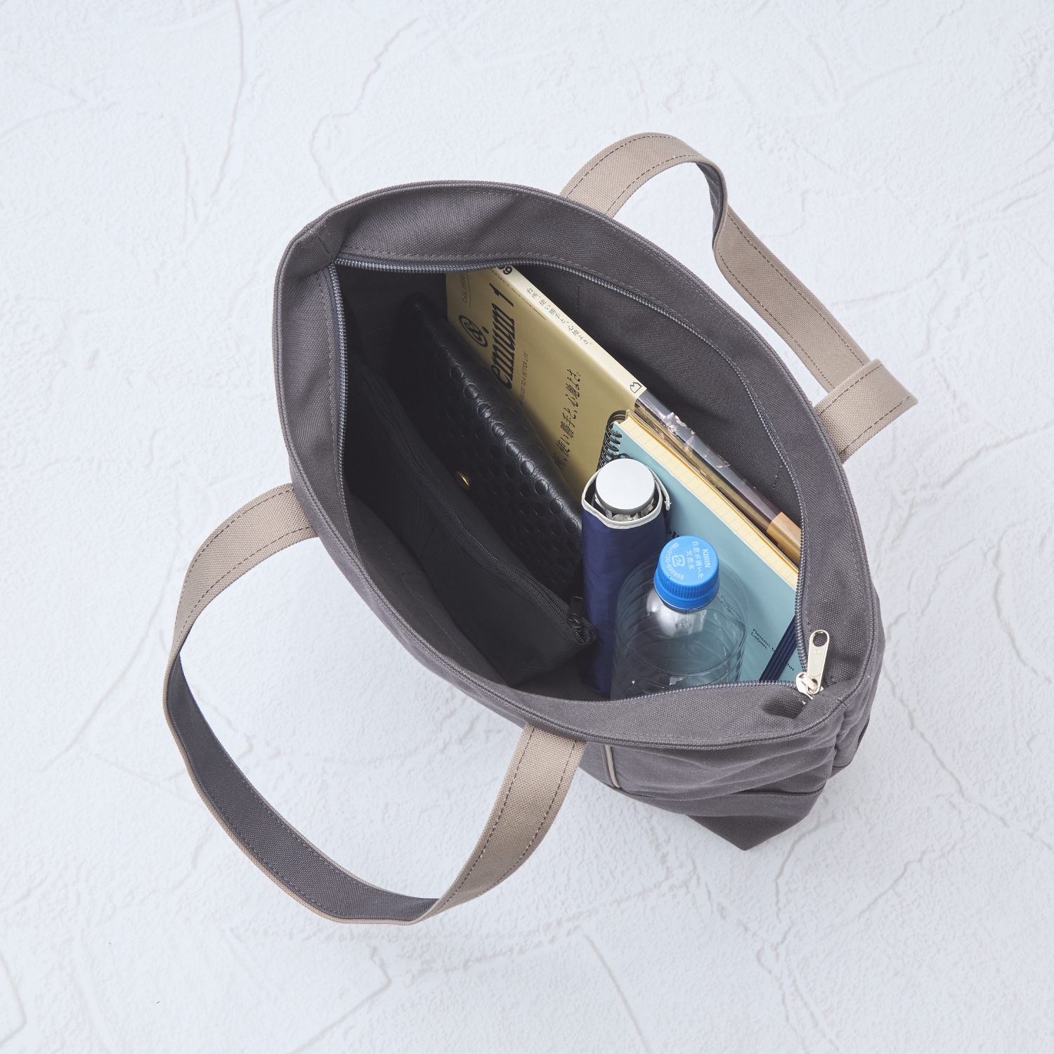 【受注会限定】みつばちトート/ジッパー付きみつばちトート Mサイズ長め