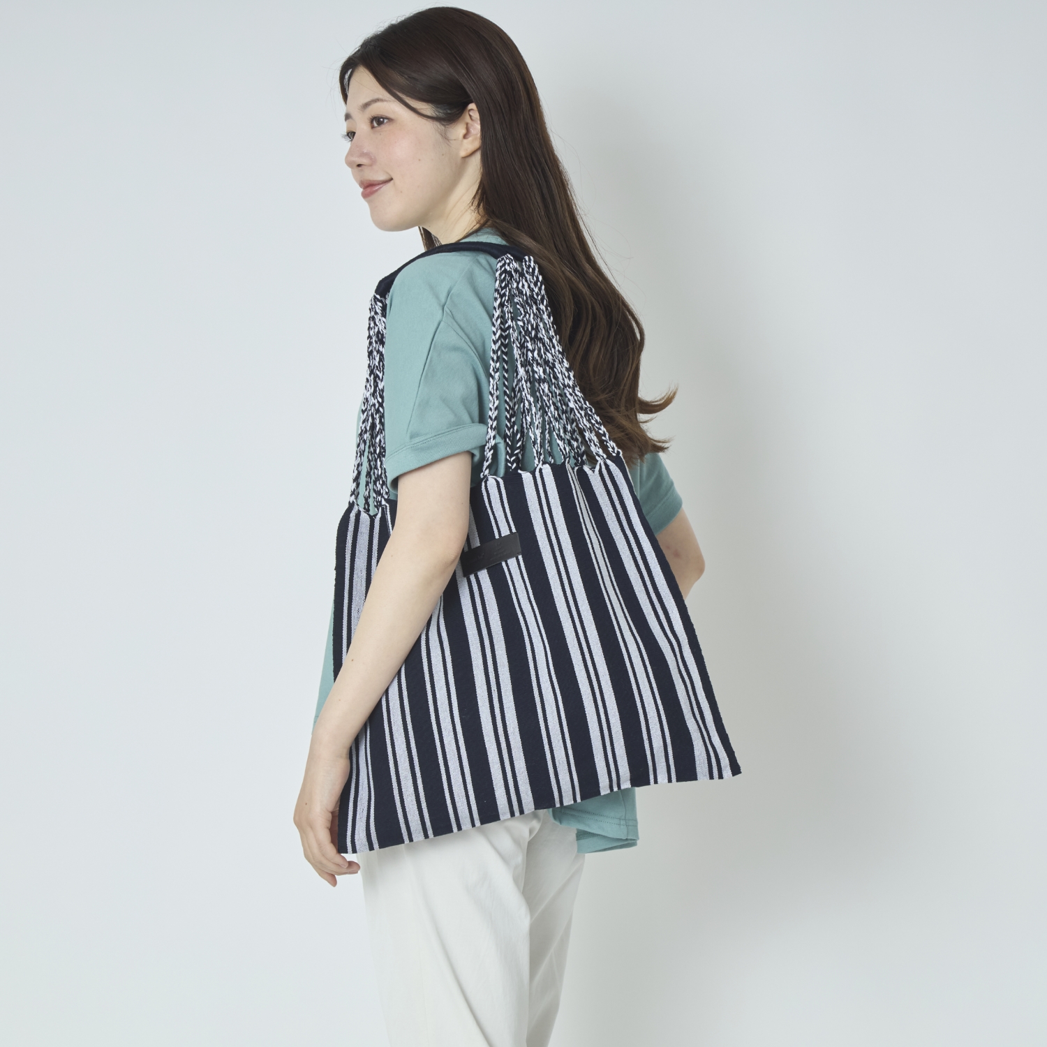 Moonbird/手織りのハンモックバッグ Lサイズ -軽くて丈夫なコットン製 