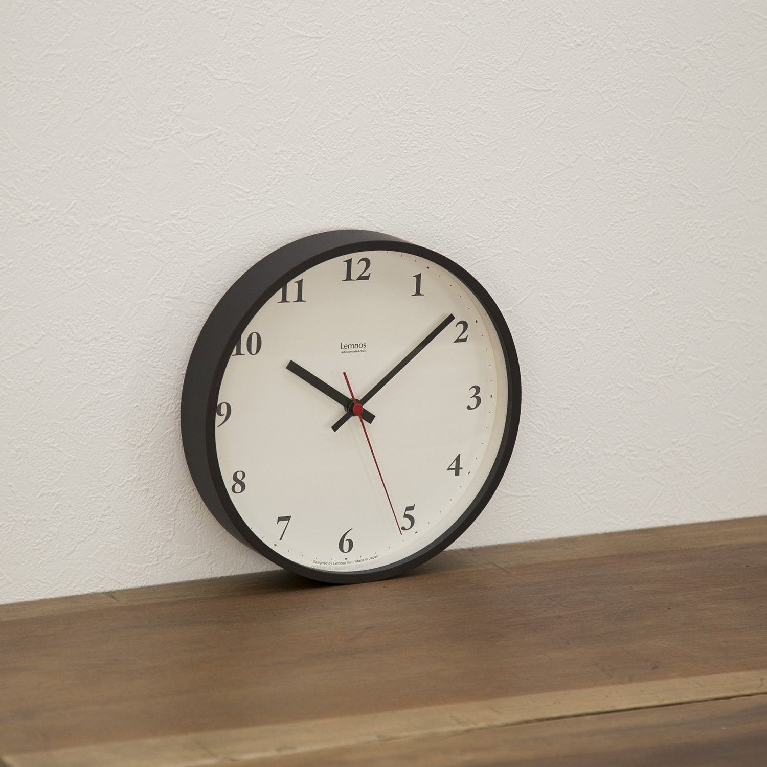 Lemnos/電波時計 Plywood clock 小