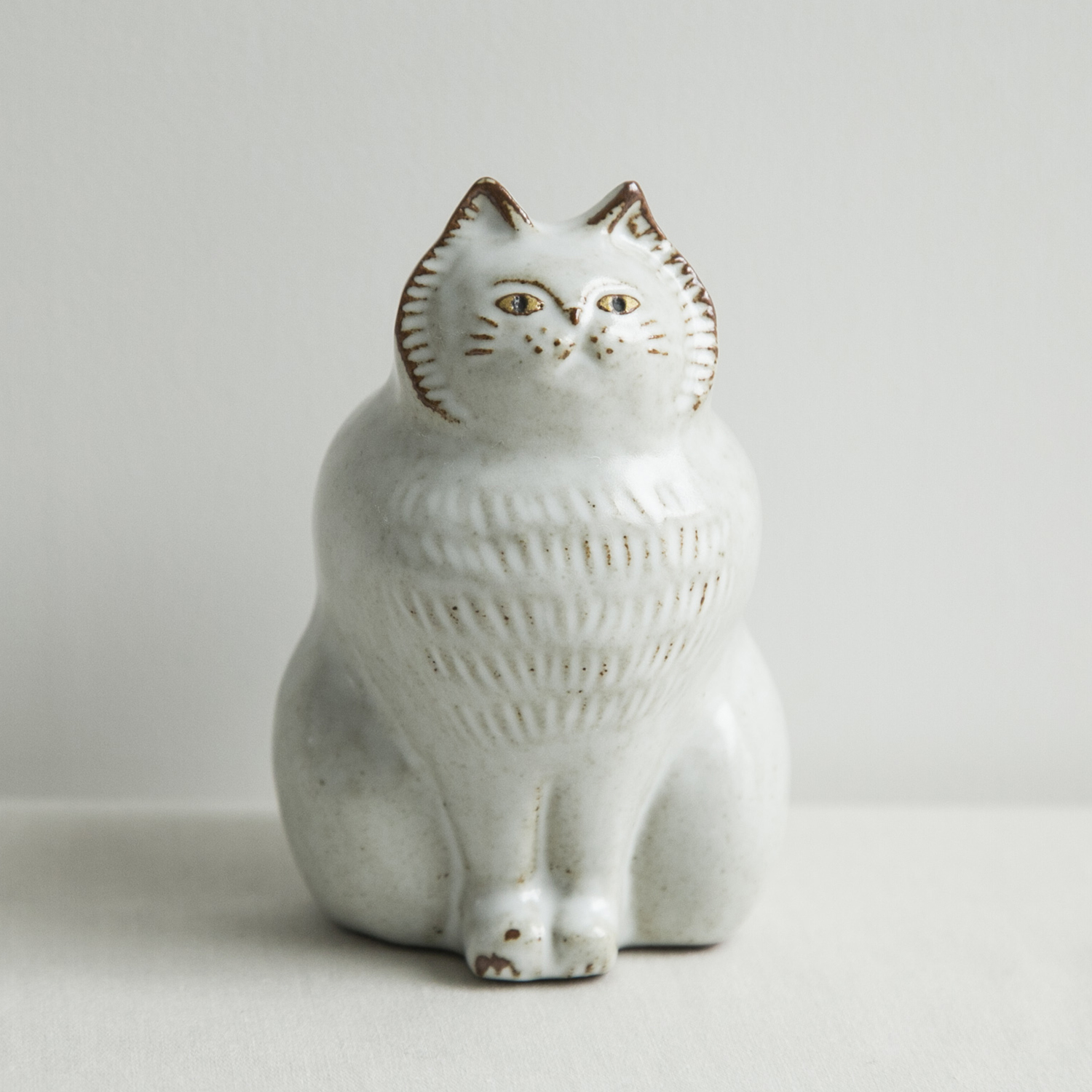 sen/動物のオブジェ TWIN CATS
