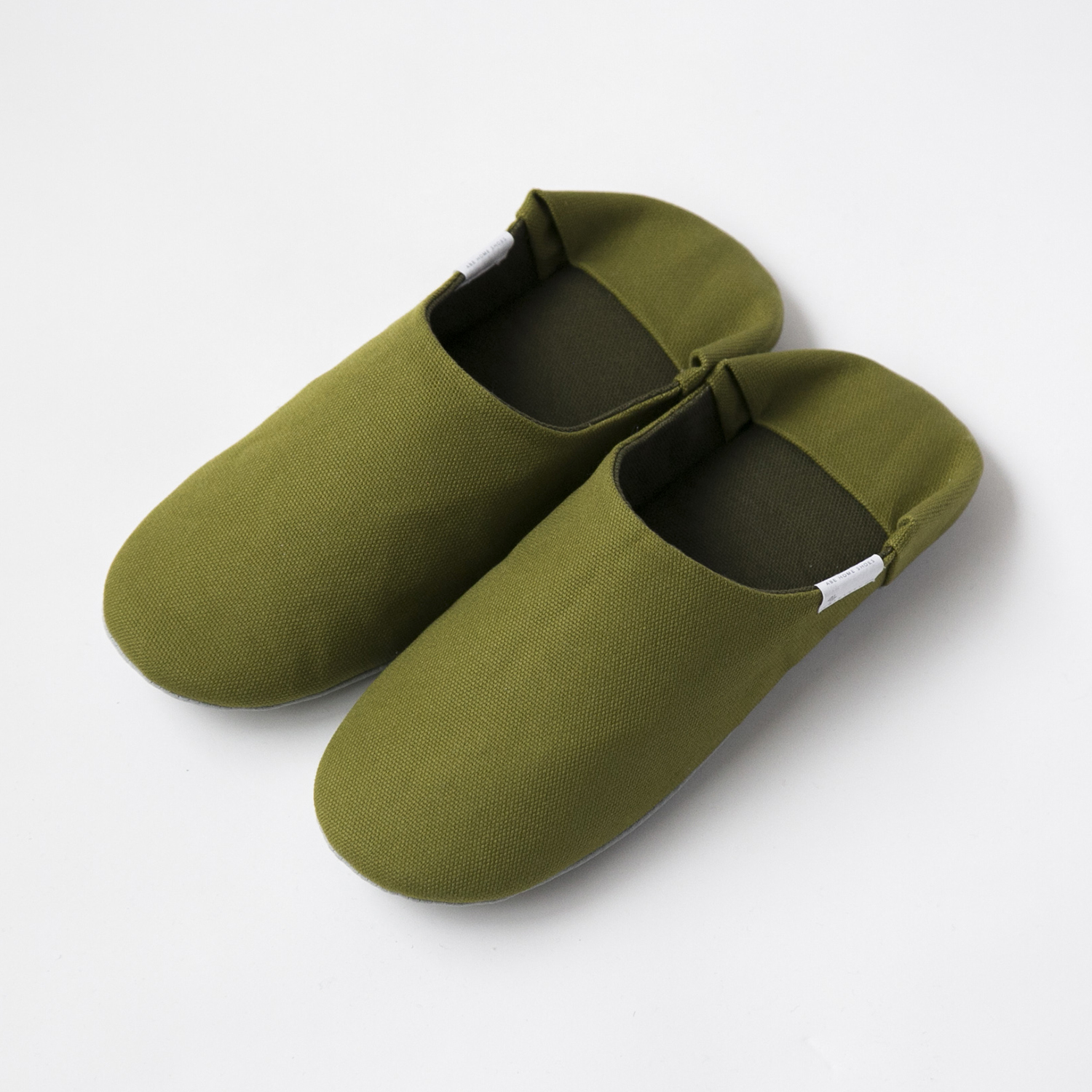 ABE HOME SHOES/帆布のバブーシュ S