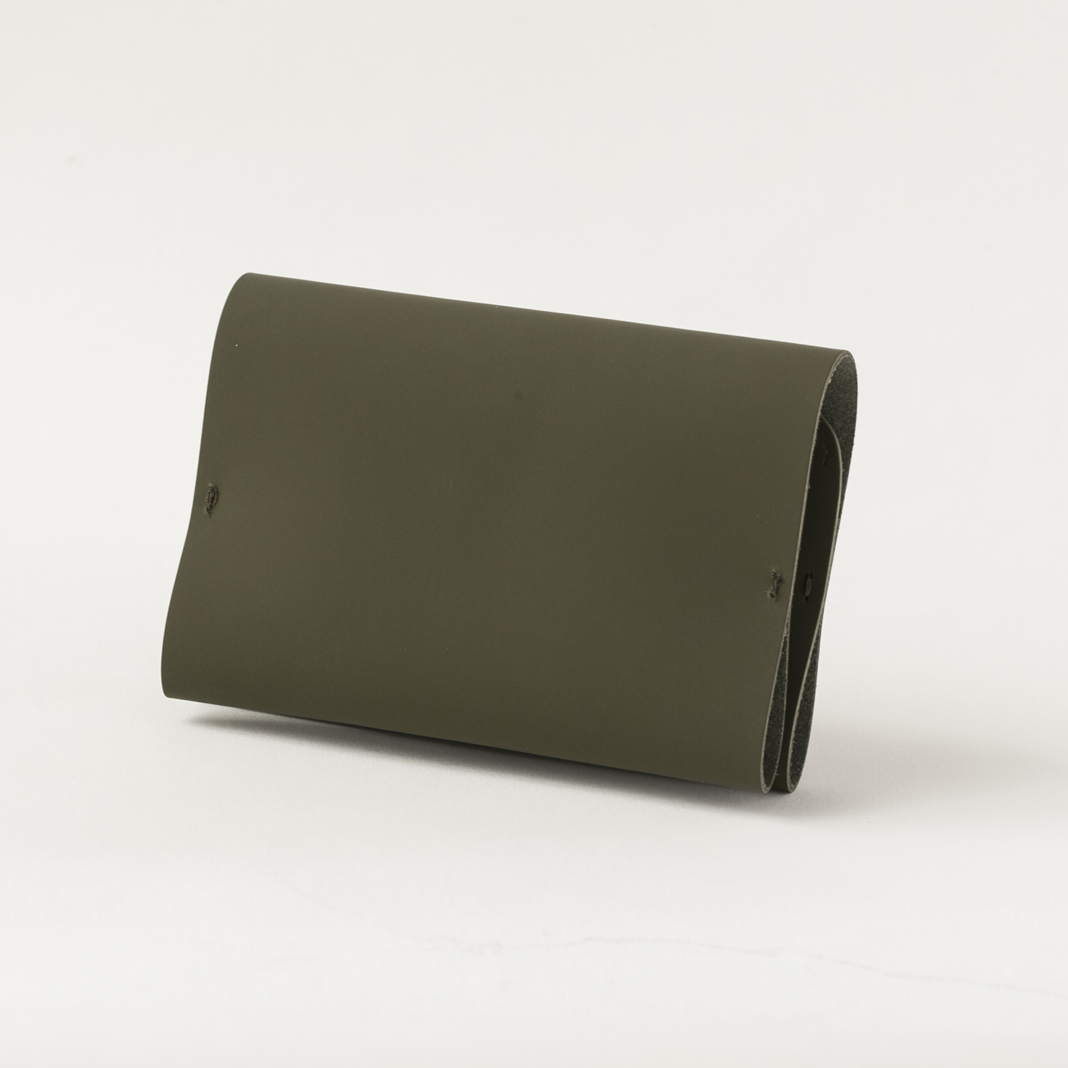 THE PITH/RUBBER LEATHER 薄型2つ折り財布