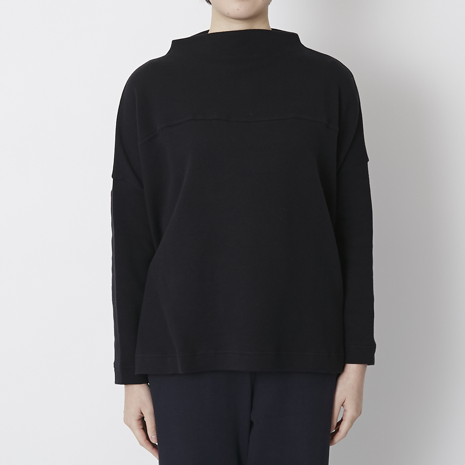 TUTIE./フェザーニットシフォンプルオーバー