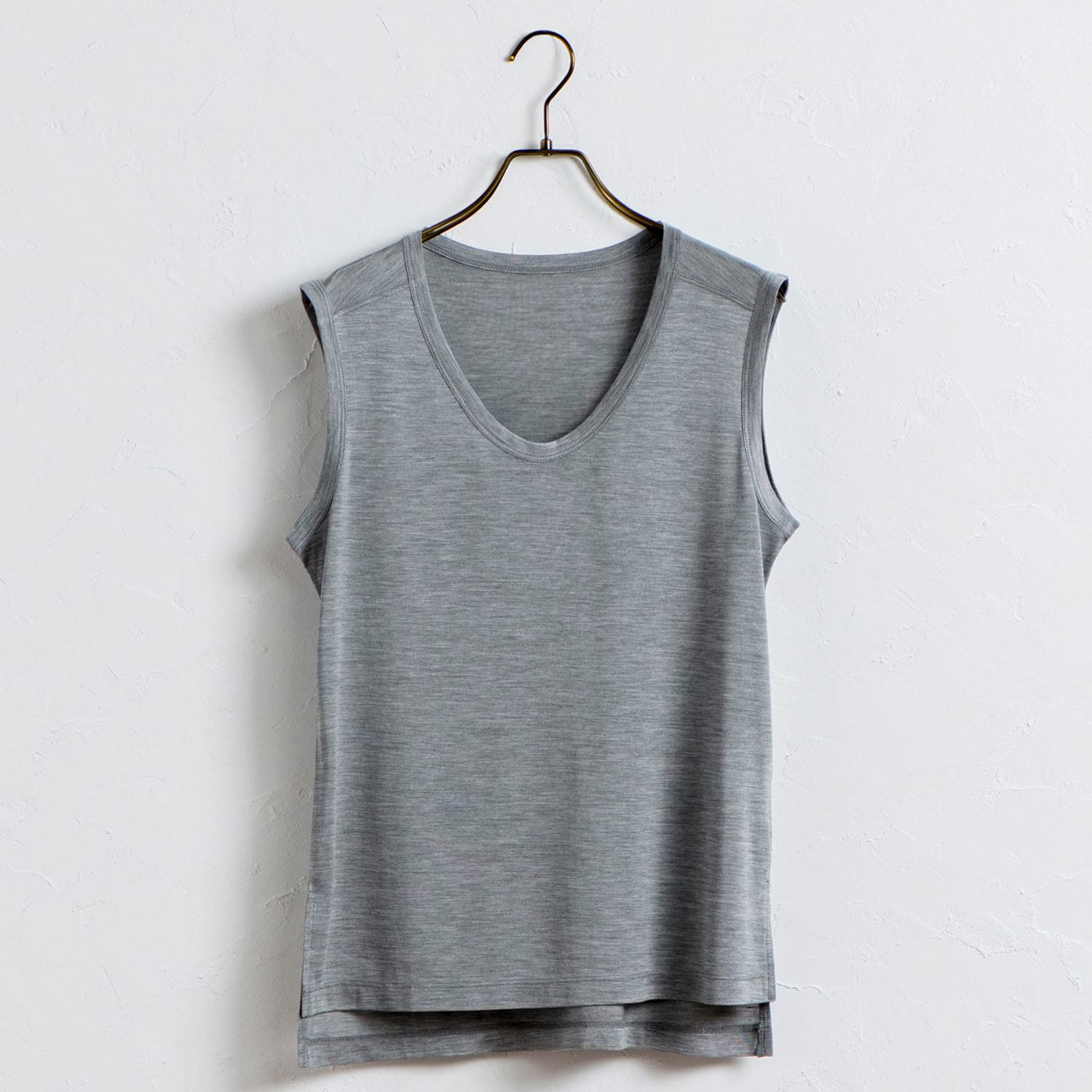 DRESS HERSELF/シルクカットソータンクトップ M-L
