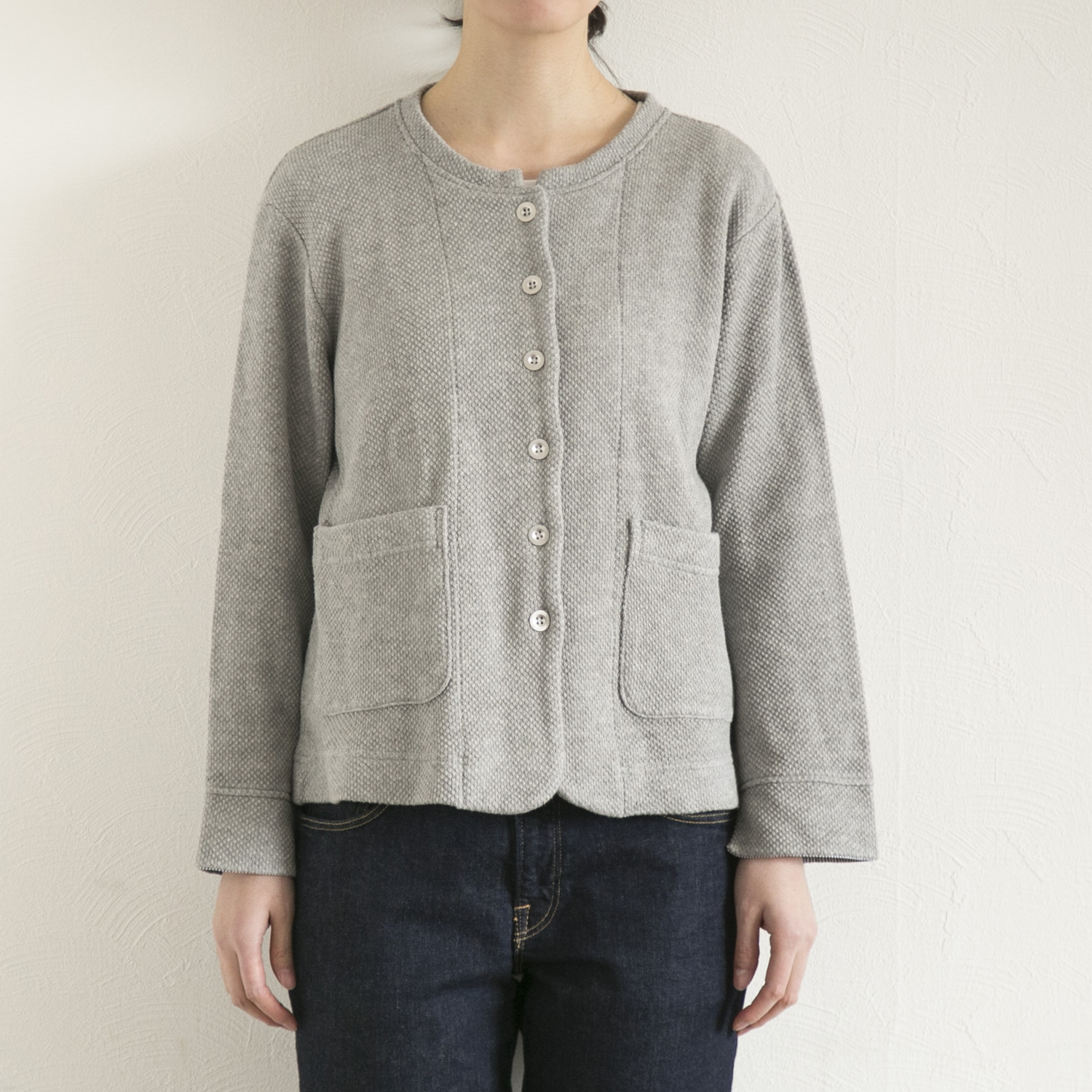 rolca/カノコストレッチ スタンドジャケット