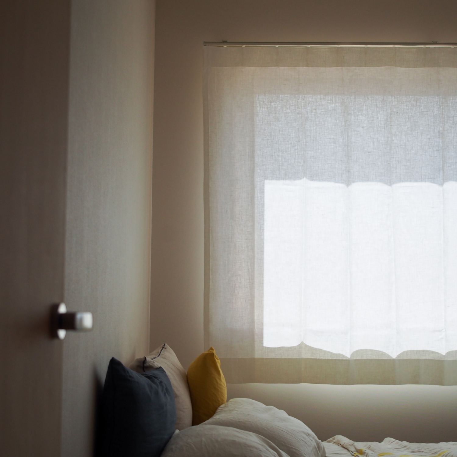 LINEN & BASIC/リネンカーテン W120×H220cm 2枚組