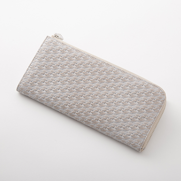 Neutral Gray/アイリス L字ファスナー長財布