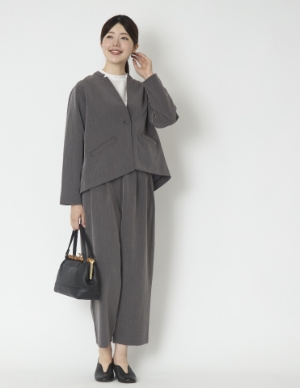 DOVERS/TRツイルバックプリーツジャケット