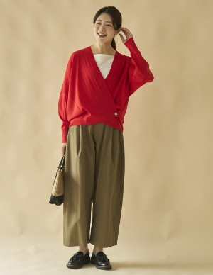 lelill/ハイテクワイドリブボレロ