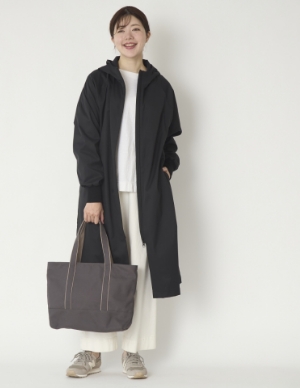 motone/スタイルストア限定　撥水＆ストレッチフード付きコート