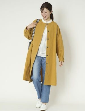 TUTIE./コットンリネン羽織りワンピース