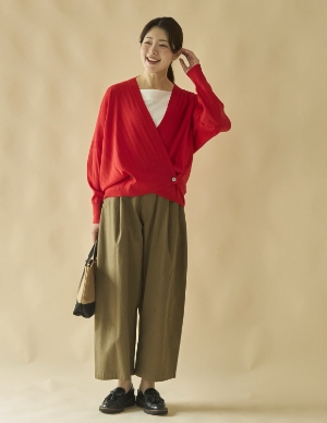 lelill/ハイテクワイドリブボレロ