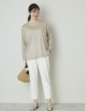 DAYS/プルミエルリネン天竺プルオーバー