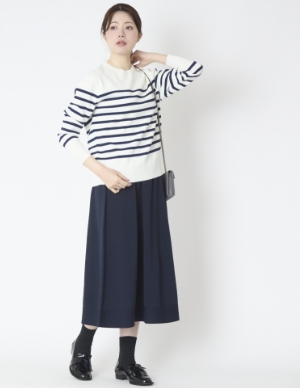 SAIFUKU/洗えるハイゲージプルオーバー