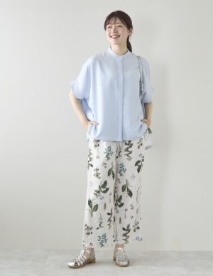 Kilka/蒸れ知らずですぐ乾くきれいめ比翼ブラウス