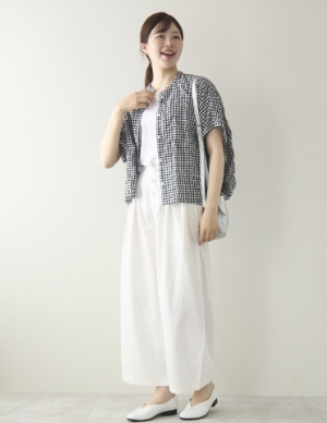 Kilka/コットンシャーリングドルマンシャツ