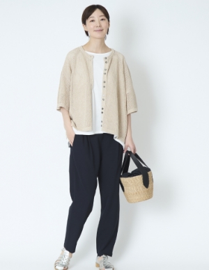 TANG./2WAYメッシュカーディガン