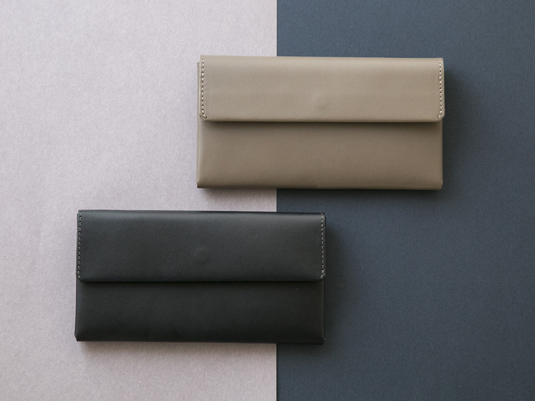 safuji/ミニ長財布 うすめ ネイビー