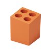 ideaco/Umbrella holder mini cube matt orange