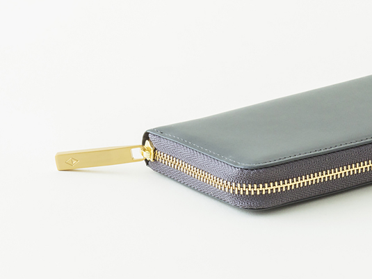 THE PITH/MINI ROUND-ZIP WALLET ベージュ