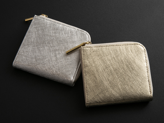 STYLE STORE×POMTATA L-Zip SHORT WALLET ゴールド